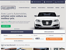 Tablet Screenshot of lyonsautomobiles.com